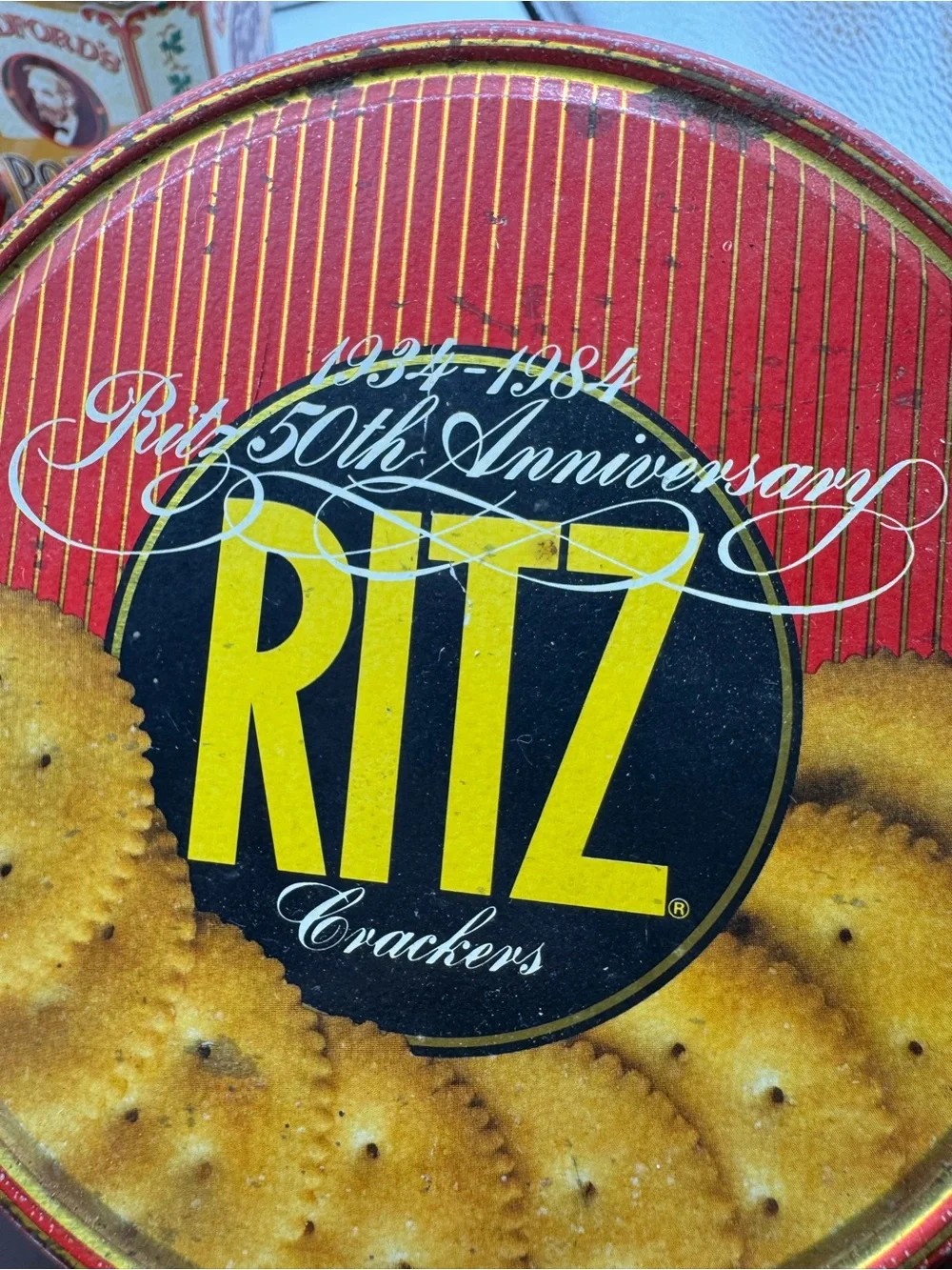 Vintage Lot of Themed Collectible Tins Ritz, Kellogg’s, Coca-Cola